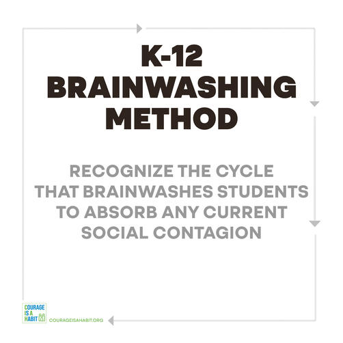 K-12 Brainwashing Method