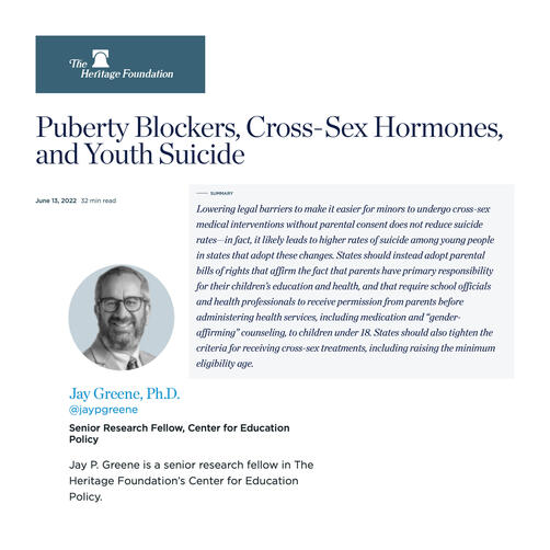 Transgender Suicide Myth